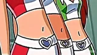 Belly buttons in Totally Spies (not anime)