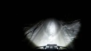 Тест светодиодной балки 12 дюймов 5700Lumens 72Вт Комбо на РМ 500