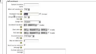 Moodle - Enroll Users