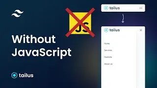 How to build an animated navbar with tailwind css only | without js