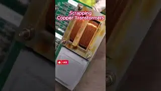 How to Scrap small Copper Transformers  #scrapping #scrapmetal #copperscrap