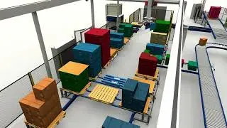 Multi-Line Automated Palletizing Gantry Robot System