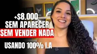 COMO EU GANHO EM DÓLAR SEM APARECER, SEM VENDER NADA USANDO INTELIGÊNCIA ARTIFICIAL (TIKTOK DARK)