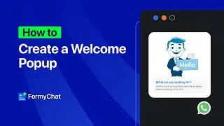 How to Add a Welcome Popup to Your WordPress Site with FormyChat