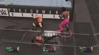WWE 2K23 Online INTENSE Triple Threat Match ( They Were Jumping ME! )