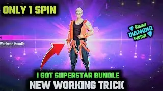 Free Fire New Event  Superstar Weekend Bundle Event One Spin Trick  New Faded Wheel Event