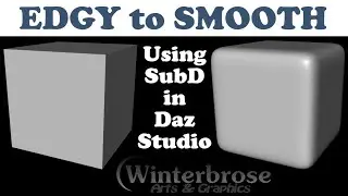 Edgy to Smooth with Subdivision Surfaces for Primitive Objects in Daz Studio