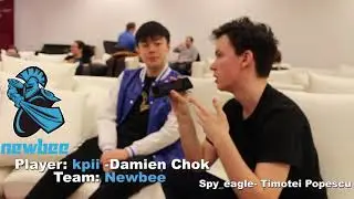 Interview with kpii (Newbee) at PGL MAJOR