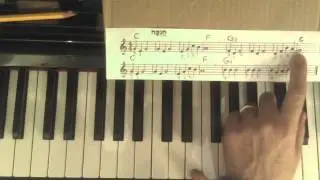 שעור פסנתר: לנגן שירים- חנוכה חנוכה בגרסה קלה