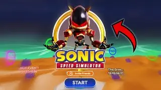😱 GRIM SONIC & THE GRIM MAP from SONIC PRIME in Sonic Speed Simulator!!? - Roblox