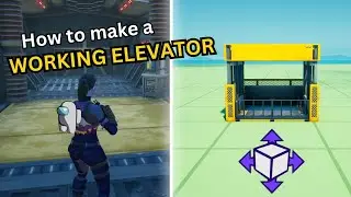 How to Make a WORKING ELEVATOR in Fortnite Creative