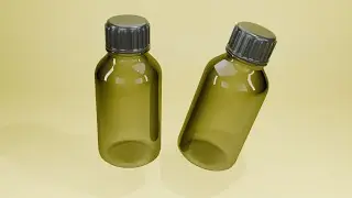 Create a 3D Medical Bottle Design || Hard Surface || Subdivision || Product Modelling in blender