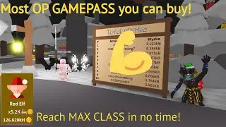 The most OP gamepass to buy in Saber Simulator. Reach max class in no time!