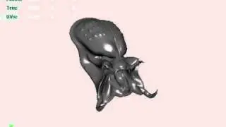 predator face 3D modelling and blend shapes test