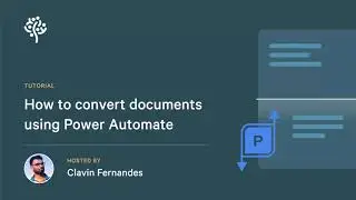 How to convert documents using Power Automate