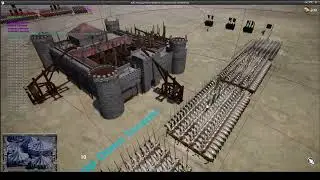 Unreal Engine - Construction Simulation - Gpu animation using World Position Offset andVertex Color