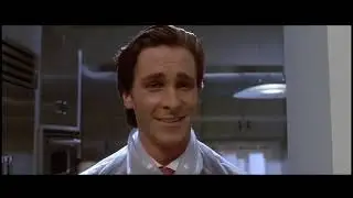 Патрик Бэйтман убивает топором Пола Аллена  «Американский психопат» англ  American Psycho