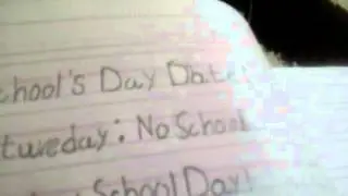 School Day Date! (Read The Description Below)