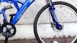 Raleigh Rewind Mountain Bike 26 Inch wheels Disc brakes  Dual suspension.