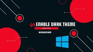 How to Enable\ Apply Dark theme on Windows || dark_mode
