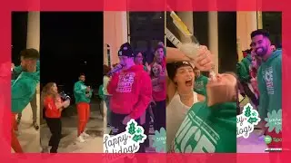 Tayler Holder Nate Wyatt Kelianne Stankus celebrate the Release of their song "Feels Like Christmas"