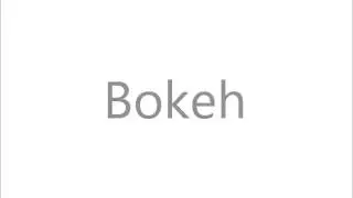 How to Pronounce Bokeh