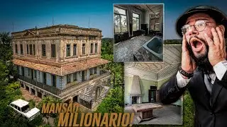 MEGA MANSÃO DE MILIONÁRIO ABANDONADA E INTOCADA QUE CONTÉM SEGREDOS ESCONDIDOS EM SEU SUBSOLO!