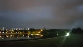 Гроза наступает на юге Москвы 09.07.2022