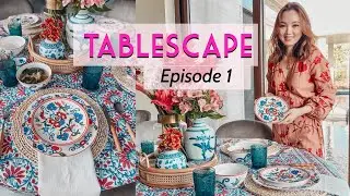 Tablescape Ep.1: Print on Print (Featuring Casa Juan Manila Plates)