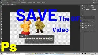 How To Save GIF, Video In Photoshop. Let`s Do Tech. Adobe Photoshop Tutorial. Export