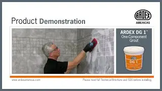 ARDEX DG 1™ One-Component Grout - Demonstration