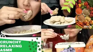 Claycrumbs pasta and dry clay  #asmr #mukbang