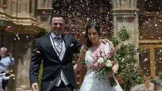 POV: La salida de los novios. Sergio y Patricia