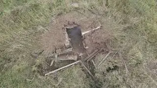 Разрушение укрытия - 1 часть. Взрыв тротила - 3,6 килограмма.