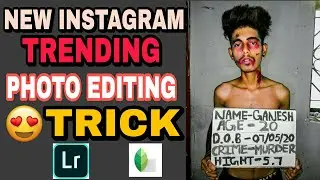 Instagram trending photo editing | lightroom and Snapseed editing new style | watter splash edit |