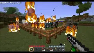MInecraft Flamethrower Frenzy!