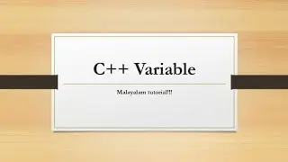 C++ Variable | cpp programming | rules | malayalam tutorial