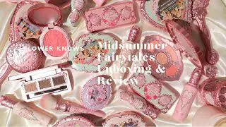 New 💫💐 Flower Knows Midsummer Fairytales Full Collection Haul, Swatches & Review ✨🧚‍♀️ #flowerknows