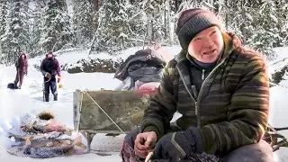 Together with the Khanty men for the pike. 'Crocodiles' of the Mat Yugan. Fishing in the Far North