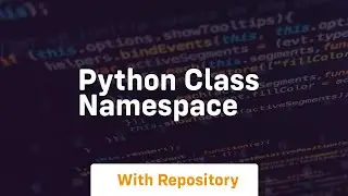 python class namespace