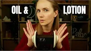 Binaural ASMR 🔁 3 Dio Lotion & Oil EAR MASSAGE