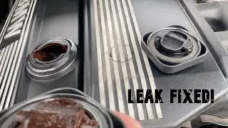 My BMW E46 330i ZHP Had An Oil Cap Leak!