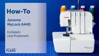 Janome MyLock 644D | Overlock Maschine | Einfädel-Tutorial