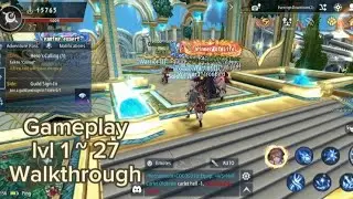Game MMORPG Baru Udah Rilis Di Playstore Indonesia Aura Kingdom 2 Evolution Gameplay Lvl 1 ~ 27