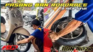Fitment Motor Jadi Lebih Keren‼️Pasang Ban Mp27 di Honda Scoopy