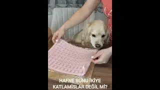 Amazondan aldığımız ödül maması pişirme matını açıyoruz.