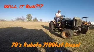 Resurrecting an abandoned Kubota 7100hst