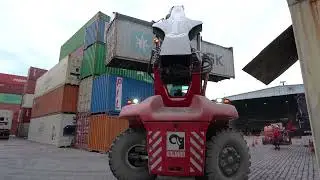 Kalmar Reachstacker Operador