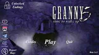 Играю в Granny 5 на джостике