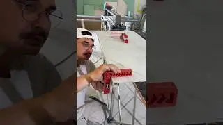 Процесс изготовления подоконника из керамогранита! #отделка #плиточник  #подоконникизкерамогранита